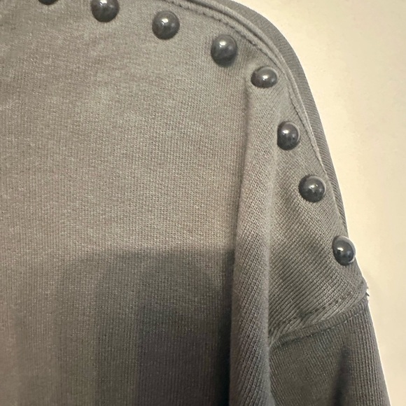 Wildfox “Wild At Heart” Green Sweater with Tiger/Stud Embellishment Design-Small - Picture 2 of 6